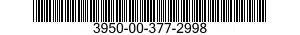 3950-00-377-2998  3950003772998 003772998