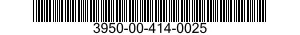 3950-00-414-0025  3950004140025 004140025