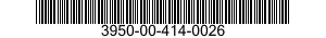 3950-00-414-0026  3950004140026 004140026