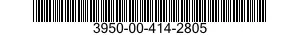 3950-00-414-2805  3950004142805 004142805