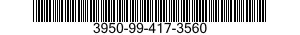 3950-99-417-3560 CRANE SEAT PARKING 3950994173560 994173560