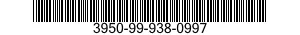 3950-99-938-0997 BOTTOM BLOCK,HOOK 3950999380997 999380997