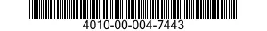 4010-00-004-7443 WIRE ROPE ASSEMBLY,SINGLE LEG 4010000047443 000047443