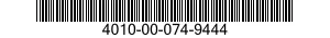 4010-00-074-9444 WIRE ROPE ASSEMBLY,SINGLE LEG 4010000749444 000749444