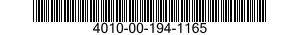4010-00-194-1165  4010001941165 001941165
