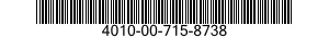 4010-00-715-8738 WIRE ROPE ASSEMBLY,SINGLE LEG 4010007158738 007158738