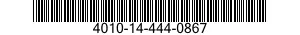 4010-14-444-0867 SLEEVING,TEXTILE,ELECTRICAL 4010144440867 144440867