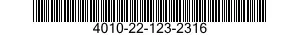 4010-22-123-2316 WIRE ROPE ASSEMBLY,SINGLE LEG 4010221232316 221232316