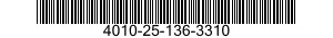 4010-25-136-3310 WIRE ROPE ASSEMBLY,SINGLE LEG 4010251363310 251363310