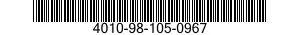 4010-98-105-0967 WIRE ROPE ASSEMBLY,SINGLE LEG 4010981050967 981050967