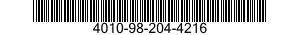 4010-98-204-4216 WIRE ROPE ASSEMBLY,SINGLE LEG 4010982044216 982044216