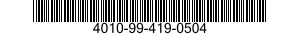 4010-99-419-0504 CHAIN ASSEMBLY,SINGLE LEG 4010994190504 994190504