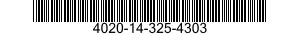 4020-14-325-4303 FIBER ROPE ASSEMBLY,SINGLE LEG 4020143254303 143254303