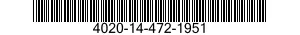 4020-14-472-1951 FIBER ROPE ASSEMBLY,SINGLE LEG 4020144721951 144721951