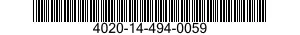 4020-14-494-0059 ROPE,FIBROUS 4020144940059 144940059