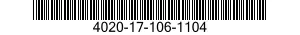 4020-17-106-1104 CORD ASSEMBLY,ELASTIC 4020171061104 171061104