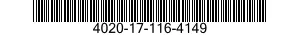 4020-17-116-4149 FIBER ROPE ASSEMBLY,SINGLE LEG 4020171164149 171164149