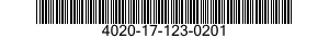 4020-17-123-0201 FIBER ROPE ASSEMBLY,SINGLE LEG 4020171230201 171230201