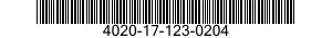 4020-17-123-0204 FIBER ROPE ASSEMBLY,SINGLE LEG 4020171230204 171230204