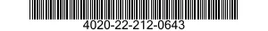 4020-22-212-0643  4020222120643 222120643