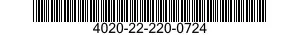 4020-22-220-0724  4020222200724 222200724