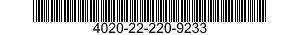 4020-22-220-9233 ROPE,POLYPROPYLENE 4020222209233 222209233