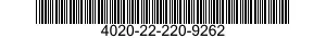 4020-22-220-9262  4020222209262 222209262