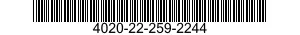 4020-22-259-2244  4020222592244 222592244