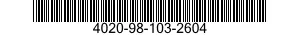 4020-98-103-2604 ROPE,FIBROUS 4020981032604 981032604