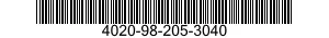 4020-98-205-3040 FIBER ROPE ASSEMBLY,SINGLE LEG 4020982053040 982053040