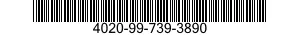 4020-99-739-3890 FIBER ROPE ASSEMBLY,SINGLE LEG 4020997393890 997393890