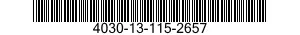 4030-13-115-2657 HOOK,CHAIN,S: 4030131152657 131152657