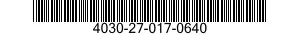 4030-27-017-0640 CLAMP,WIRE ROPE,SADDLED 4030270170640 270170640