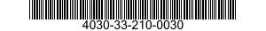 4030-33-210-0030 TERMINAL,WIRE ROPE,STUD 4030332100030 332100030