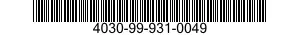 4030-99-931-0049 HOOK,SUPPORT 4030999310049 999310049