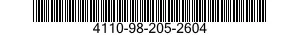 4110-98-205-2604 REFRIGERATION UNIT,MECHANICAL 4110982052604 982052604