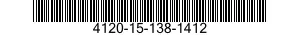 4120-15-138-1412 CONDIZIONATORE D'AR 4120151381412 151381412