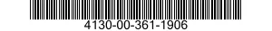 4130-00-361-1906 FILTER ELEMENT,AIR CONDITIONING 4130003611906 003611906