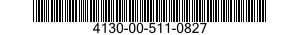 4130-00-511-0827  4130005110827 005110827