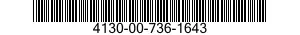 4130-00-736-1643  4130007361643 007361643