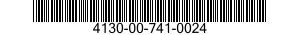 4130-00-741-0024  4130007410024 007410024