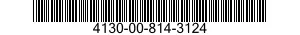 4130-00-814-3124 FILTER ELEMENT,AIR CONDITIONING 4130008143124 008143124