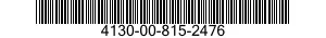 4130-00-815-2476 FILTER ELEMENT,AIR CONDITIONING 4130008152476 008152476