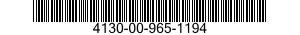 4130-00-965-1194  4130009651194 009651194