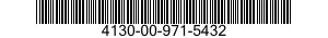 4130-00-971-5432  4130009715432 009715432