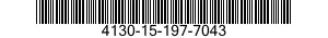 4130-15-197-7043 COMPRESSOR,REFRIGERATION 4130151977043 151977043