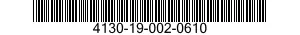 4130-19-002-0610 CONDENSER,REFRIGERATION 4130190020610 190020610