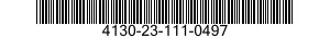 4130-23-111-0497 FILTER ELEMENT,AIR CONDITIONING 4130231110497 231110497