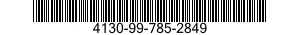 4130-99-785-2849  4130997852849 997852849