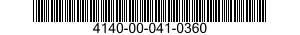 4140-00-041-0360  4140000410360 000410360